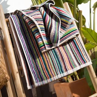 Drap De Bain 100x150 Multicolore En Coton