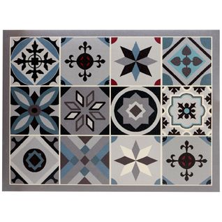 Tapis Vinyle 98x150 Gris En Synthétique