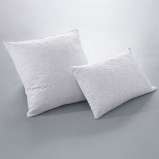 Oreiller Ergonomique 60x60 Blanc En Polyester