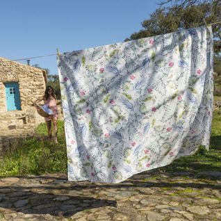 Nappe 180x240 Vert En Coton