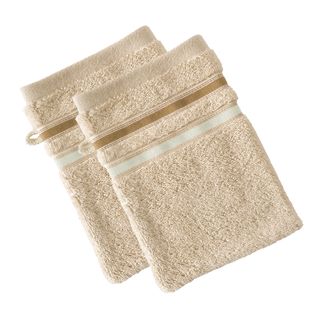 Gant De Toilette 15x21 Marron Glacé En Acrylique