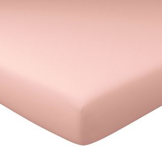 Drap-housse Grand Bonnet 140x200x40 Rose Thé En Coton