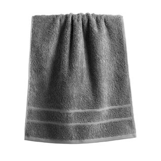 Serviette Invité 30x50 Gris Silex En Coton