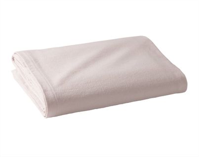 Couverture Tempérée 120x150 Gris Perle En Coton