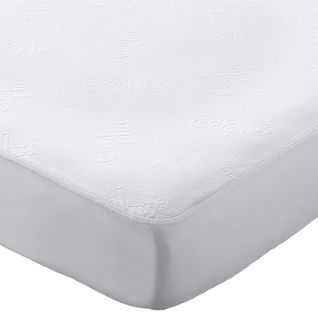 Protège Matelas 90x190 Blanc En Polyester