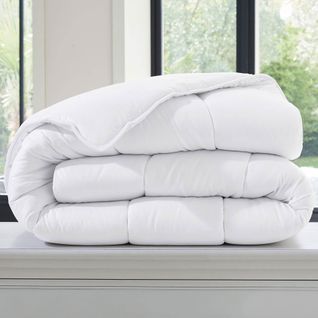 Couette Légère 260x240 Blanc En Polyester