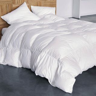 Couette Chaude 240x220 Blanc En Coton
