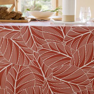 Nappe 140x140 Rouge En Pvc