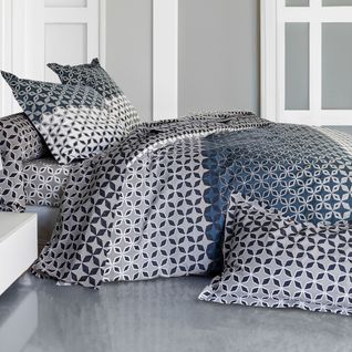 Drap-housse 140x190x28 Gris En Coton