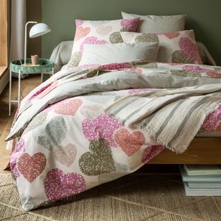 Housse De Couette 240x220 Multicolore En Coton