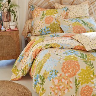 Housse De Couette 260x240 Multicolore En Coton