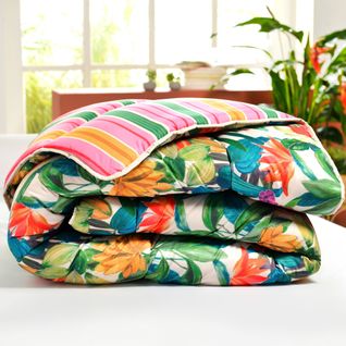 Couette Légère 240x220 Multicolore En Polyester