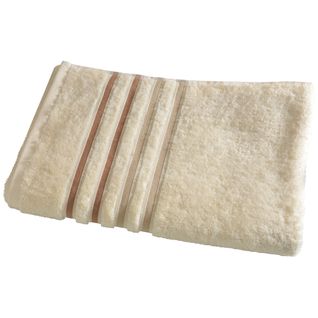 Drap De Bain 100x150 Blanc Écru En Acrylique