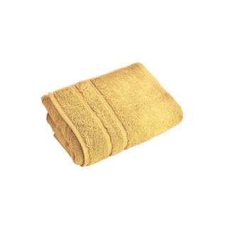 Serviette Invité 30x50 Jaune Paille En Coton