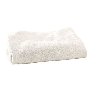 Serviette De Toilette 50x100 Blanc Ivoire En Coton 550 G/m²