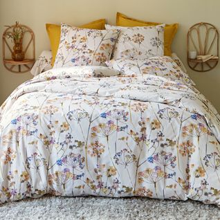 Drap-housse 90x190x28 Beige En Coton