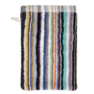 Lot De 2 Gant De Toilette 15x21 Multicolore En Coton