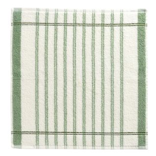 Lot De 2 Lot Torchons + Essuie-mains 50x70 Vert Amande En Coton