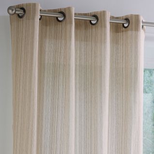 Voilage 140x280 Beige En Polyester