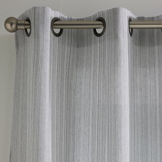 Voilage 140x280 Gris En Polyester