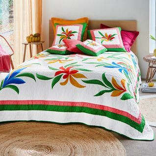 Plaid 150x150 Multicolore En Coton 250 G/m²