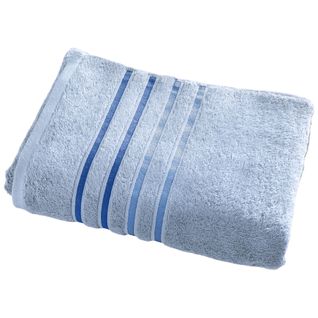 Drap De Bain 100x150 Bleu Nuage En Acrylique