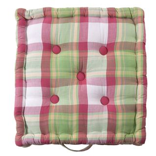Lot De 2 Coussin Matelas 40x40 Rose En Coton
