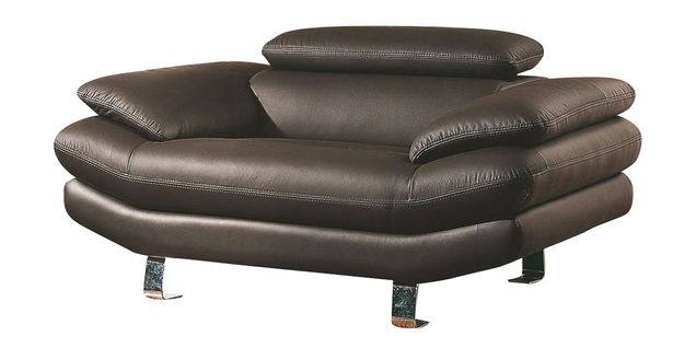 Fauteuil En Cuir Carlton Marron