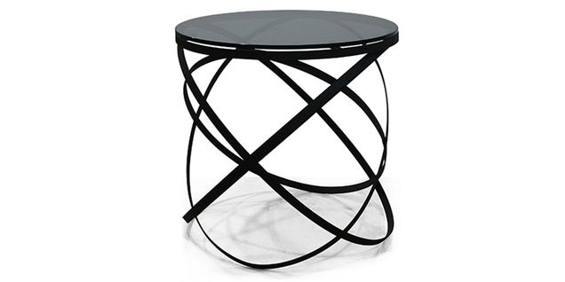 Table D'appoint Verre Iris - Gris - Gris