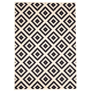Tapis Salon 200x290 Tissé Crème Rectangle Motif Scandinave Orma