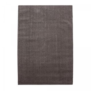 Tapis Chambre 120x170 Tissé Marron Rectangle Motif Uni Soula