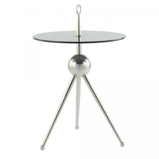 Table Basse Fait Main Eji 46x46 Gris Clair Et Gris Foncé