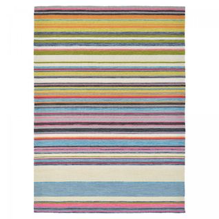 Tapis Extérieur 250x350 Tissé Kilim Multicolore Lavida