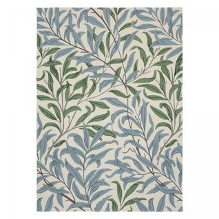 Tapis Extérieur 160x230 Tissé Kilim Beige Et Bleu Willow