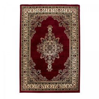 Tapis Orient 240x340 Rectangle Rouge Tissé Motifs Orientaux Bisko 2