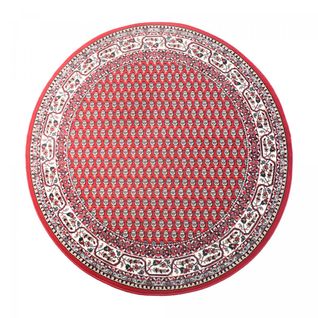 Tapis Rond Ø160cm Tissé Motif Oriental Pour Salon Af2 Orion