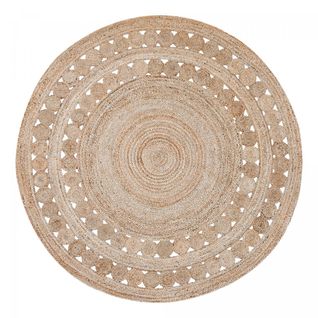 Tapis Rond 80x80 Rond Jt Rondi à Beige , Tapis Jute Artisanal