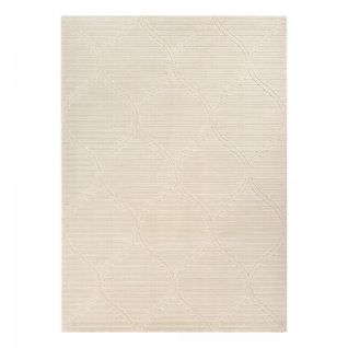 Tapis Intérieur Extérieur 120x160 En Relief Lyn14 Tendia Beige Ton Sur Ton