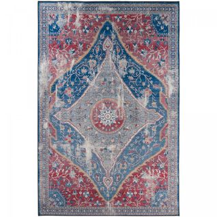 Tapis De Chambre 160x230 Lyn11 Meda 2 Rouge, Facile D'entretien