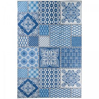Tapis De Cuisine 120x170 Lyn11 6men Bleu, Facile D'entretien