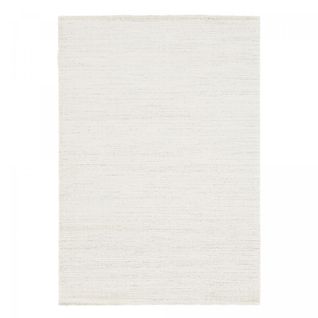 Tapis Chambre 160x230 Tissé Crème Rectangle Motif Faux Uni Glacia 1