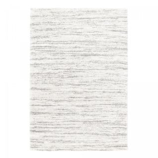 Tapis Shaggy 120x170 Rectangle Tissé Crème Motif Simple Amore 5