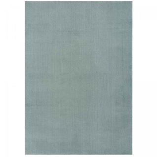 Tapis Salle à Manger 240x340 Lyn10 Lavable Bleu Uni, Tapis Shaggy à Longs Poils