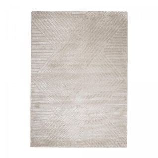 Tapis Salon 160x220 Lyn9 Cernan Beige, Tapis Ton Sur Ton Moderne
