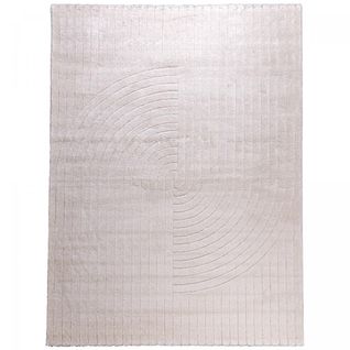 Très Grand Tapis Salon 240x330 Lyn9 E Crème, Tapis Ton Sur Ton Moderne