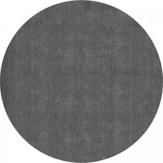 Tapis Cuisine Ø120cm Lyn10 Lavable Anthracite Uni, Tapis Shaggy à Longs Poils