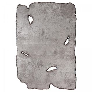 Tapis Grand Salon Kilim En Coton, 240 X 300 Cm, Forme Originale, Gris Et Écru