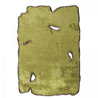 Tapis Salle à Manger Kilim En Coton, 240 X 340 Cm, Forme Originale, Vert Et Bleu