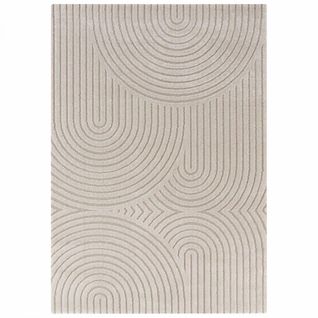 Tapis Salon 200 X 290 Cm, Couleur Beige, Motif Géométrique, Panglao