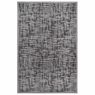 Tapis Exterieur 76 X 150 Cm, Marron, Beige, Kilim Géométrique Authentique, Telu, Idéal Terrasse